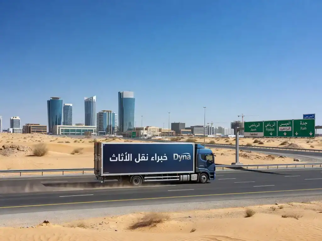 خدمة نقل عفش بين المدن من جدة مع دينا نقل عفش مجهزة